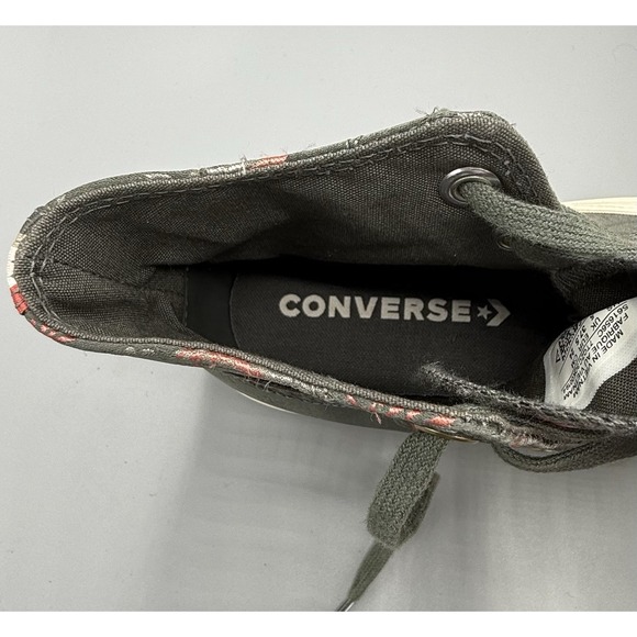 Converse Chuck Taylor All Star Lift Ripple High Floral Sneakers Women Size 7 - Picture 9 of 10